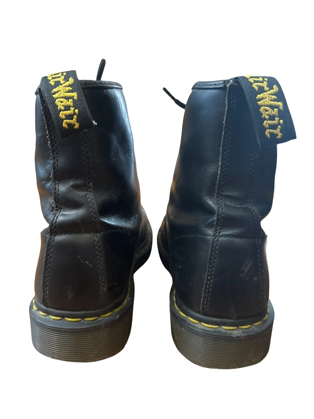 Doc Martens 1460 Combat Style Boots Black Size US 10M Grunge Hipster Lace Up